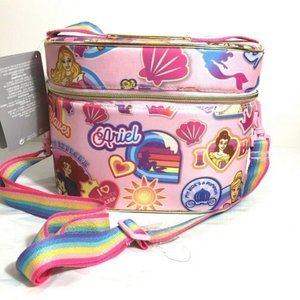 The Disney Store Disney Princess Case Bag Pink Zip Around